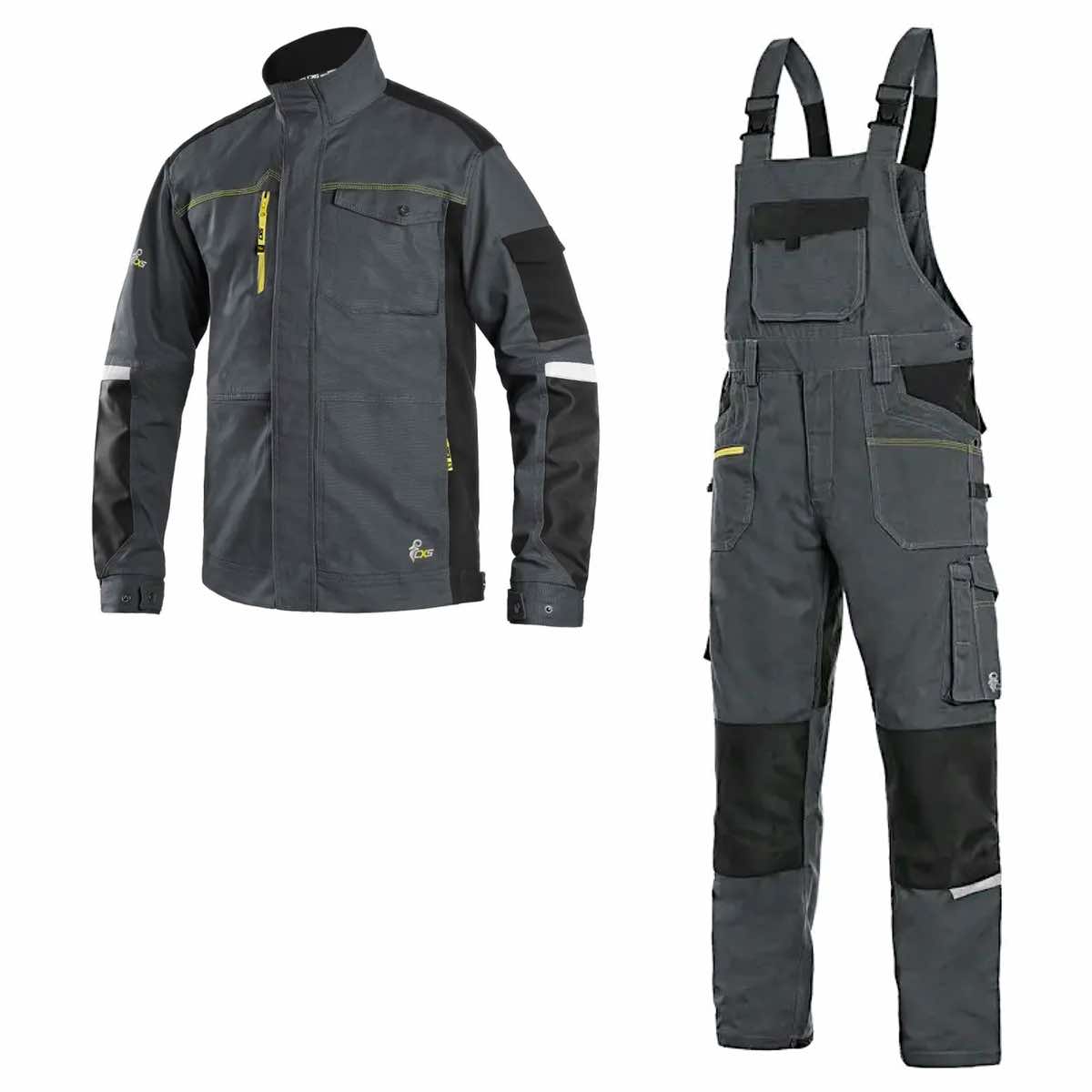 Костюм робочий з еластаном CXS STRETCH-JB Dark Grey-Black (Чехія)
